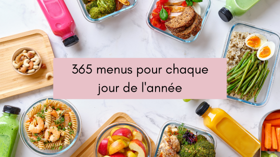 365 menus pour chaque jour de l'année