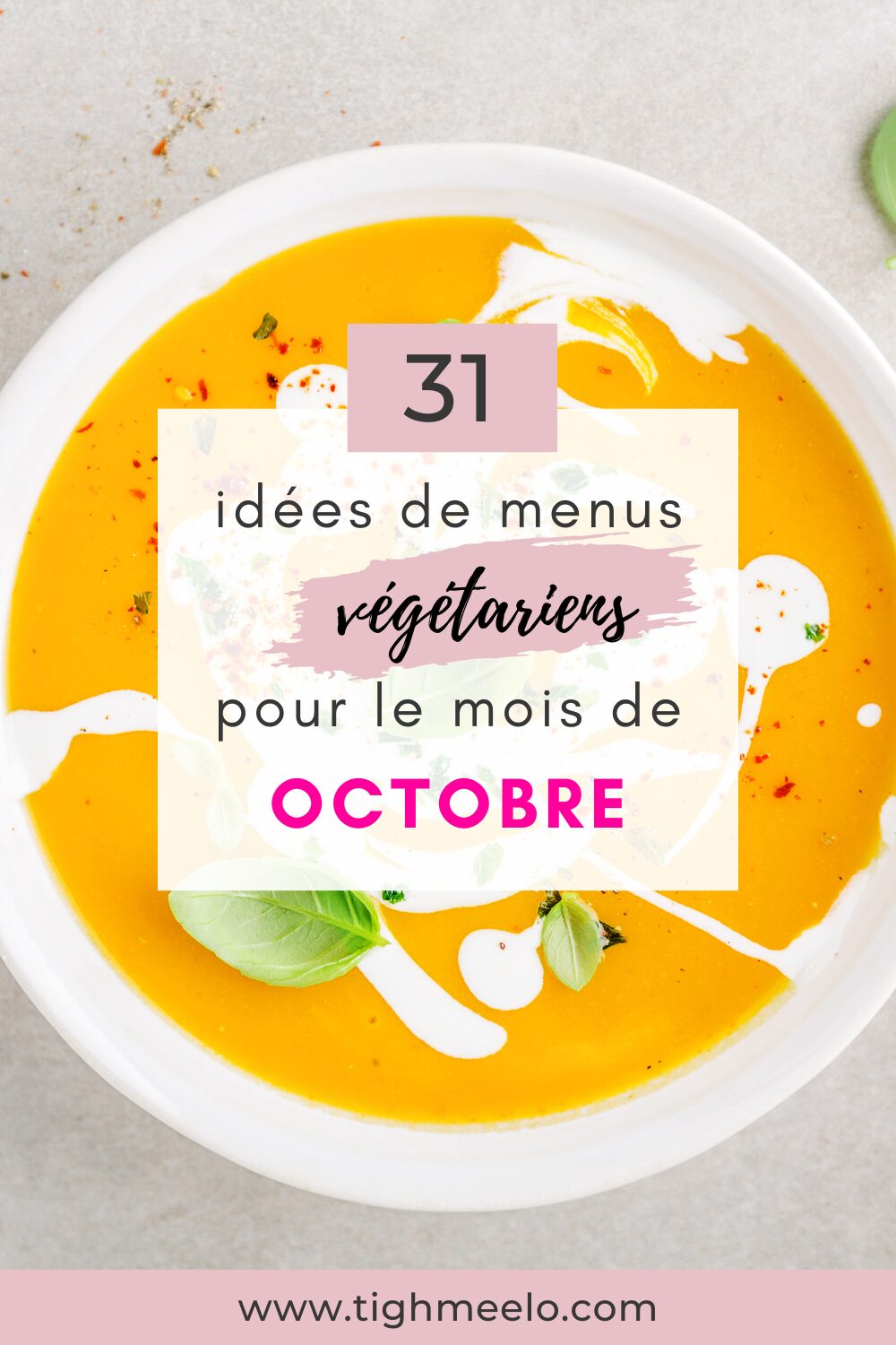 31 idées repas végétariens pour octobre